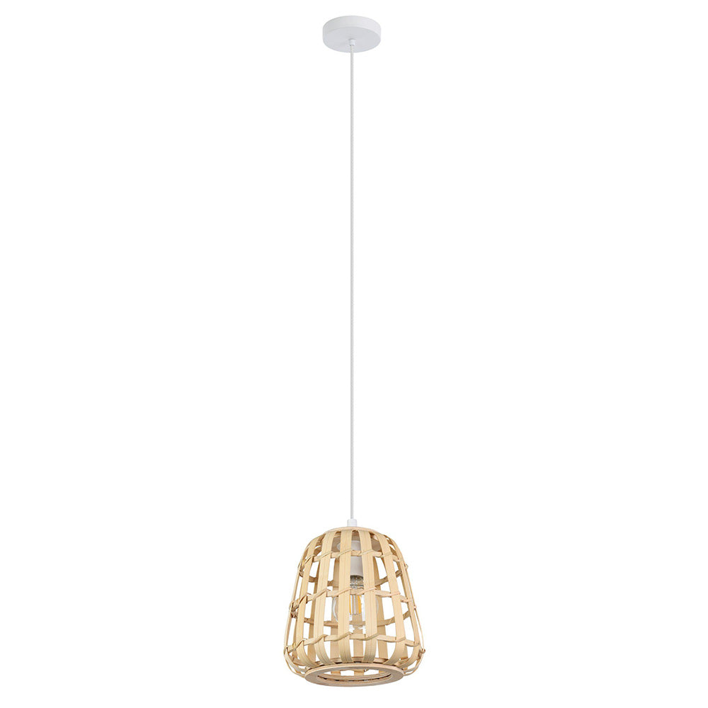 Montezuelo Pendant 1x40w E27 Cane Natural Sml