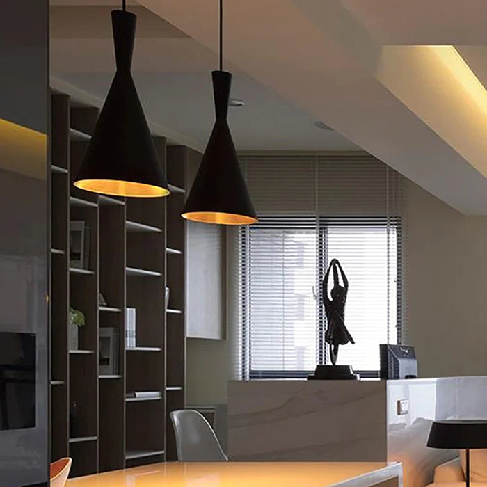 Pendant ES Black Cone OD190mm