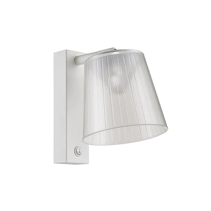 Wall Interior ADJ 6W Slant CLR PS Shade 3000K w/Wh 402 Lm