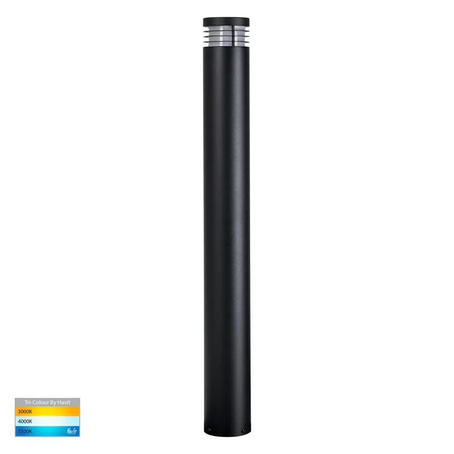 Havit Bollard Black IP54 TRI COLOUR 240V