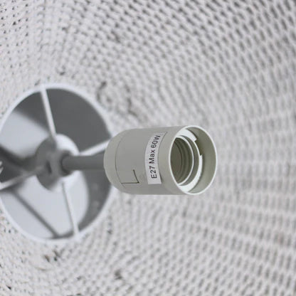 Adaya Rattan Pendant Light - White