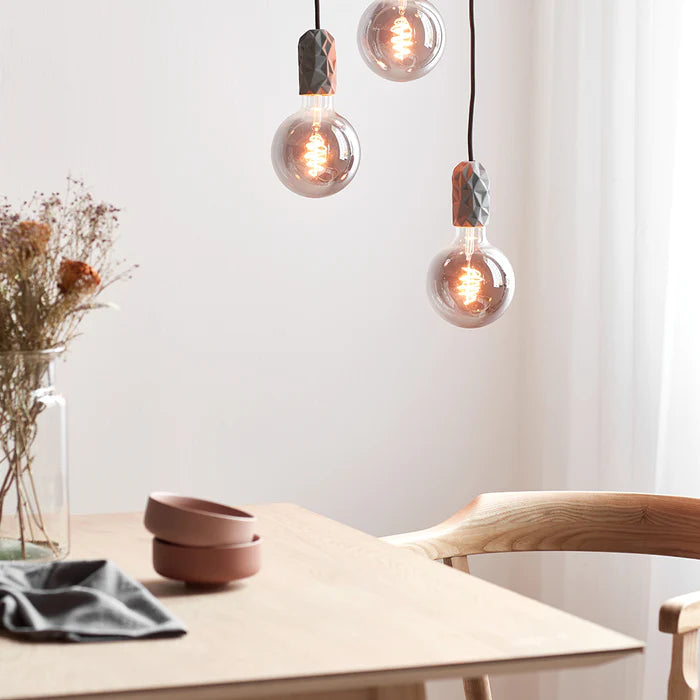 Hang Pendant Grey Porcelain E27