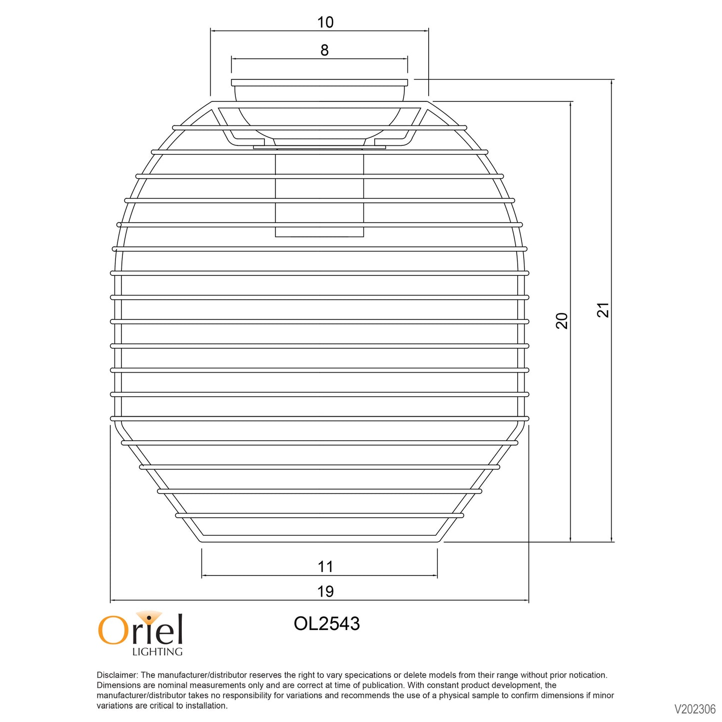 Eve.18 White Mesh DIY Shade B22