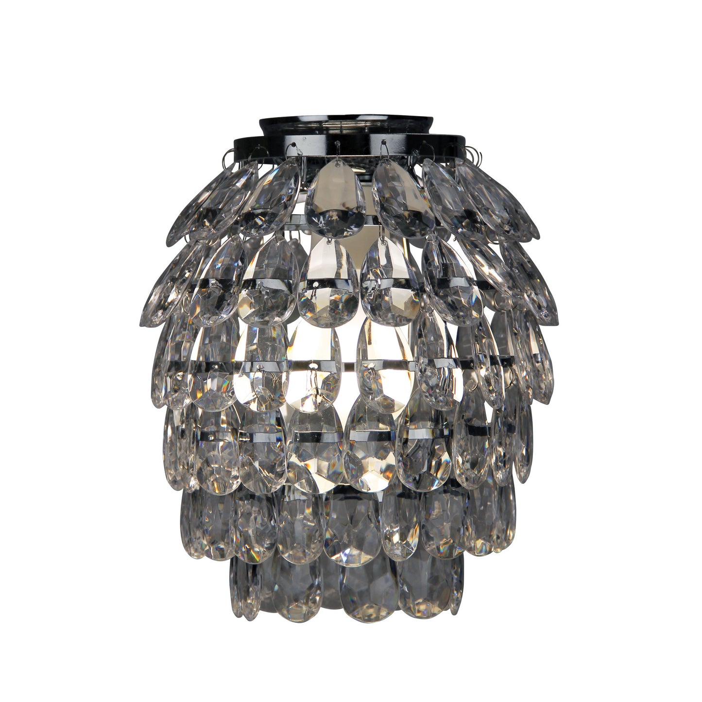 Bling DIY Chrome & Faux Crystal Batten Fix