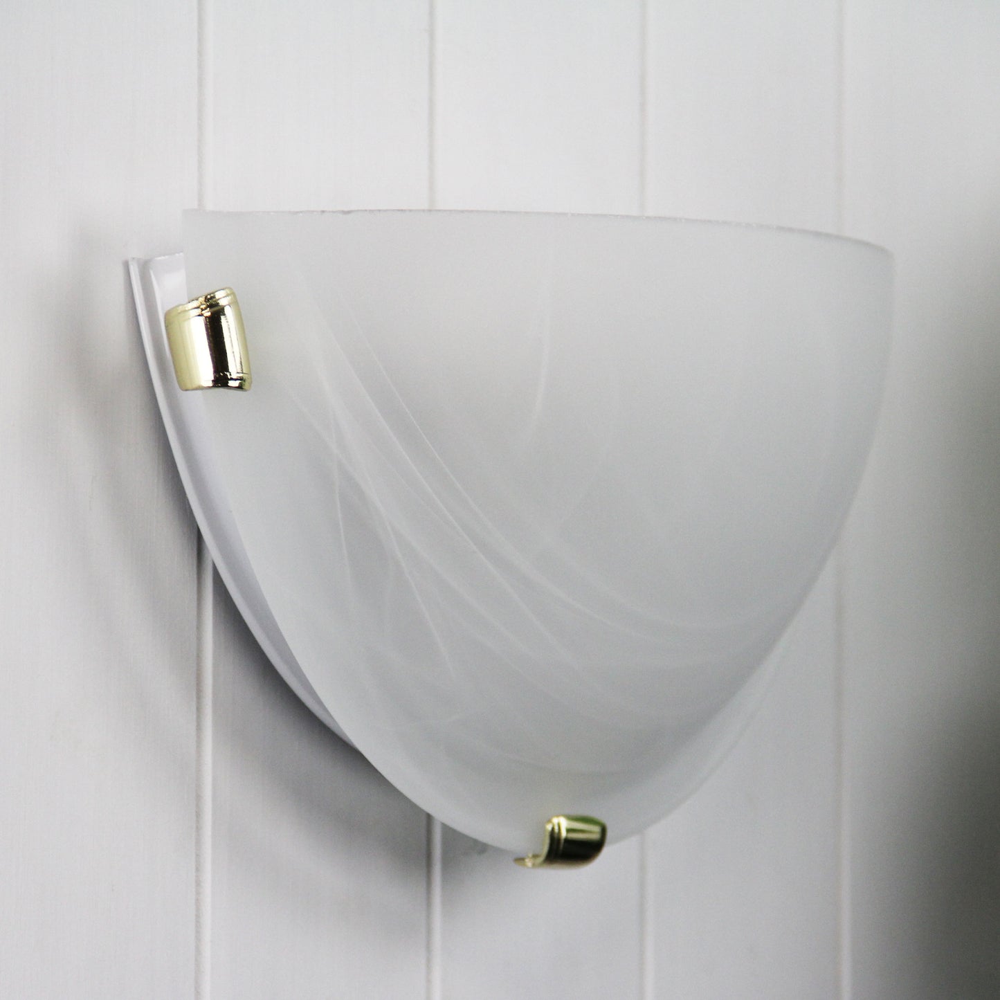 Remo 30cm Wall Sconce Alabaster / Gold