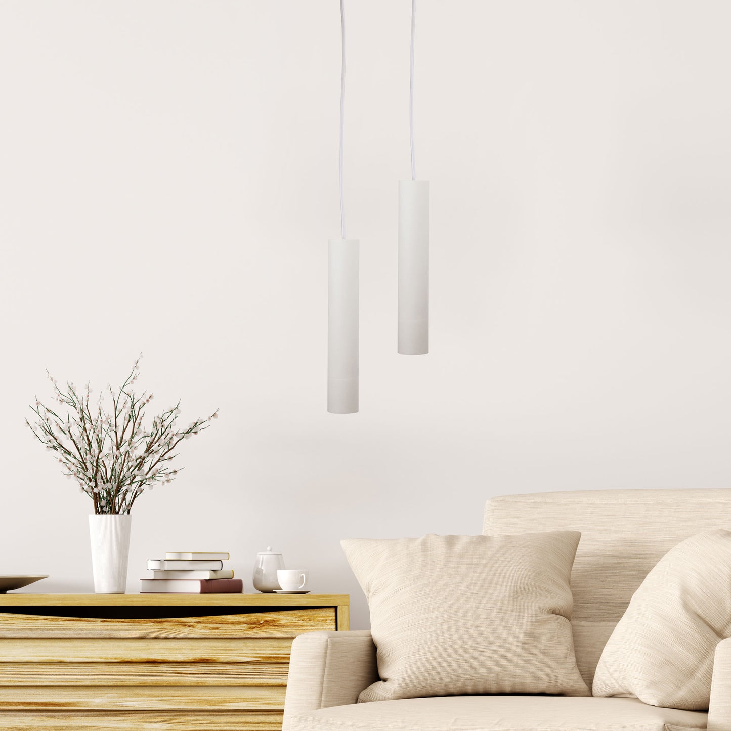 Tig Single Pendant GU10 White