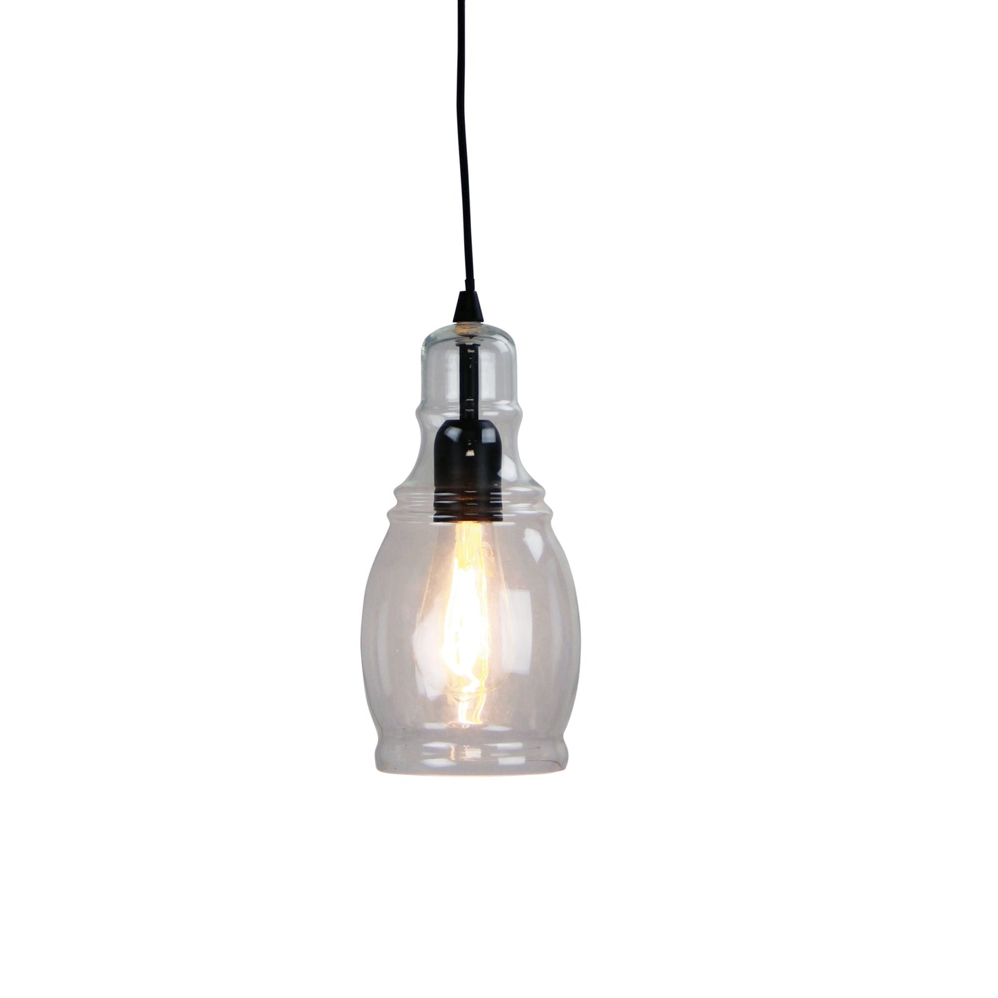 Auburn.1 Clear Glass Single Pendant