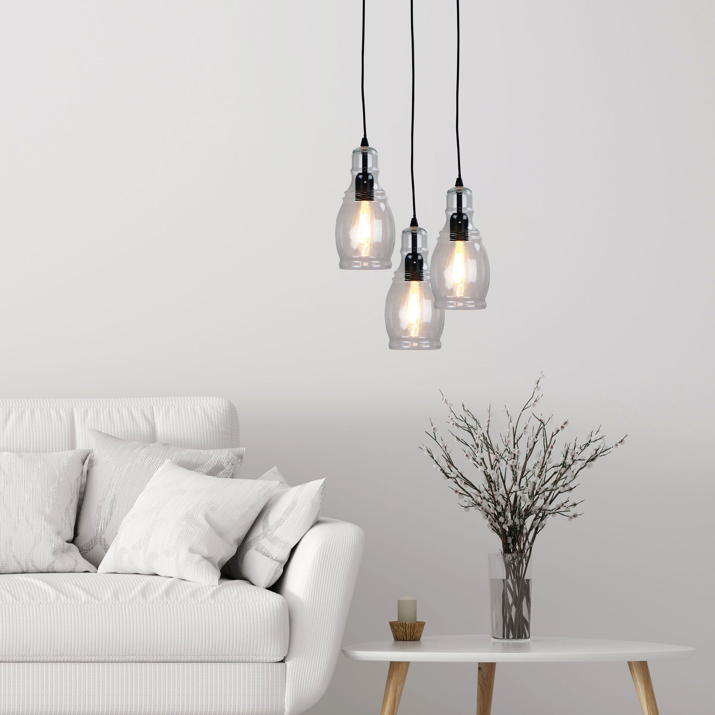 Auburn.1 Clear Glass Single Pendant