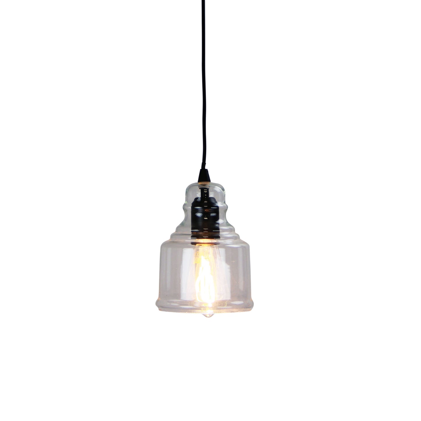 Auburn.2 Clear Glass Single Pendant