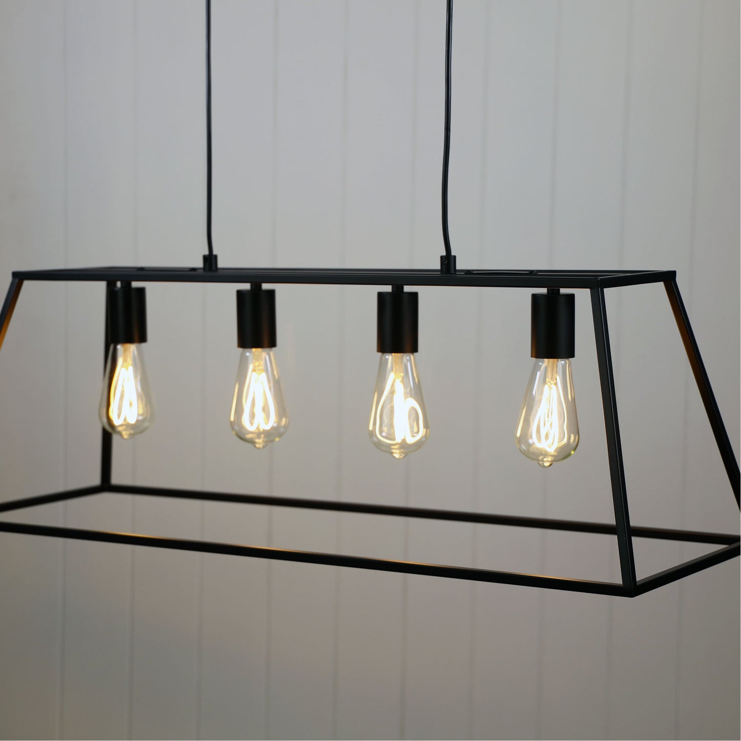 Wainscott.4 4 Light Pendant Black