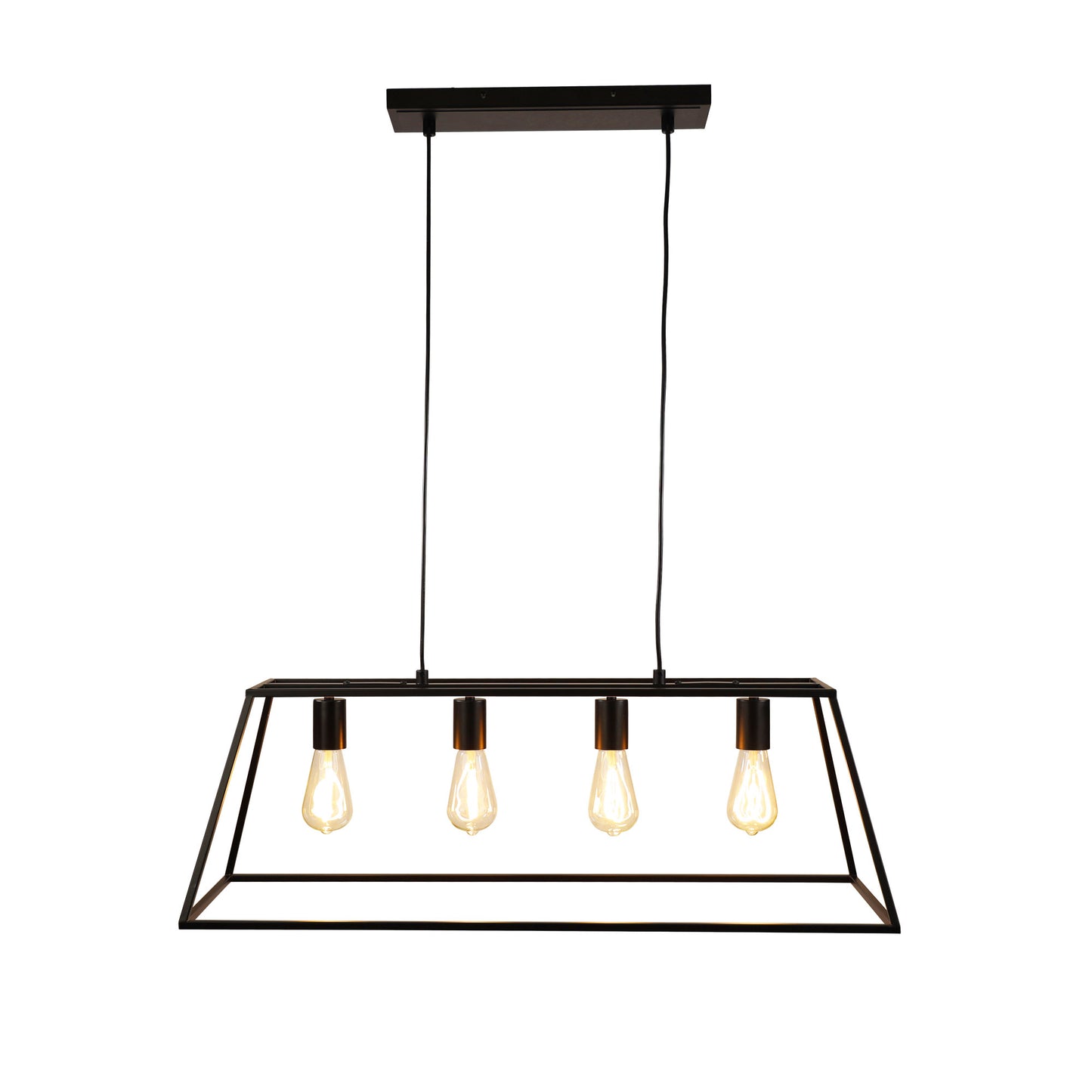 Wainscott.4 4 Light Pendant Black