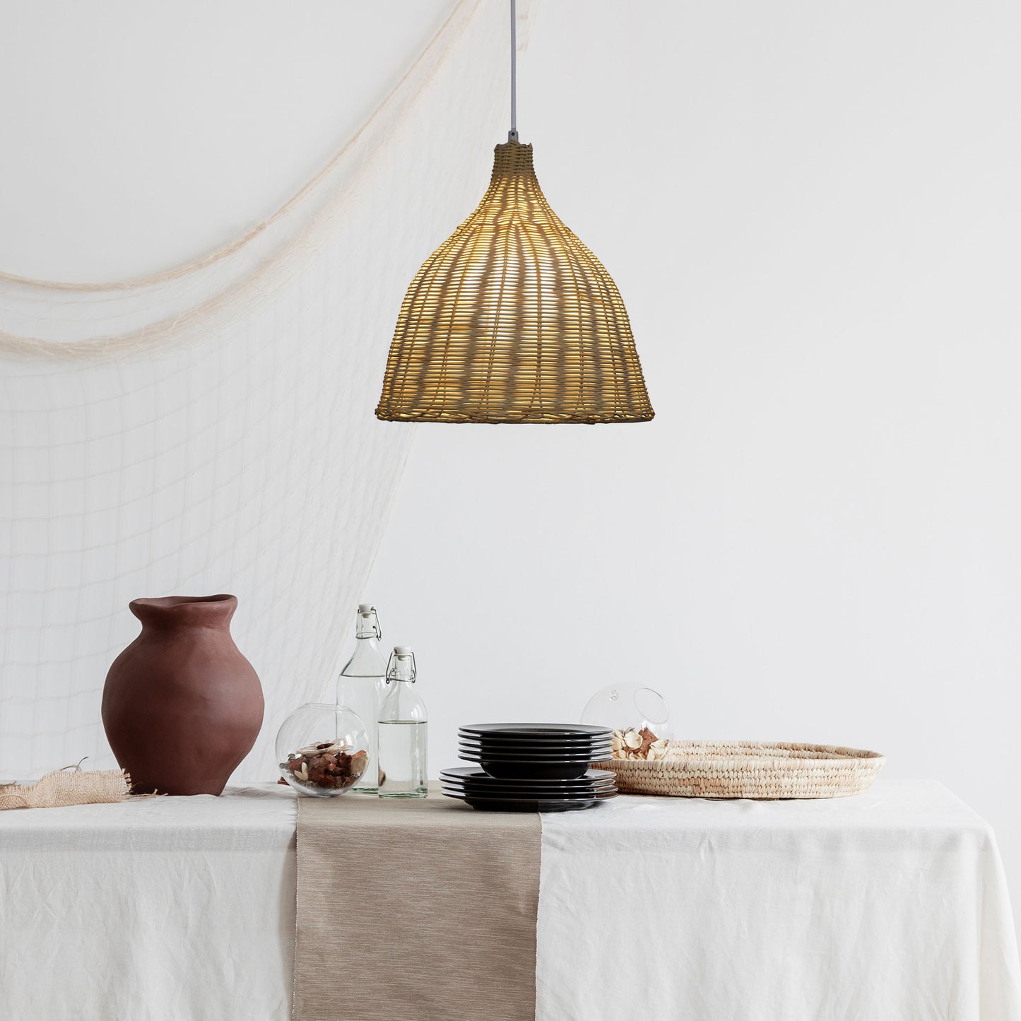 Bukit Cane Shade Pendant