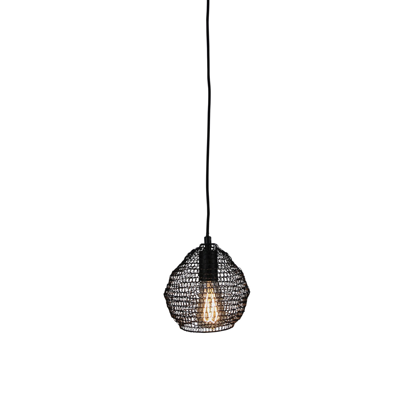 Mudag.20 Small Mesh Pendant Black