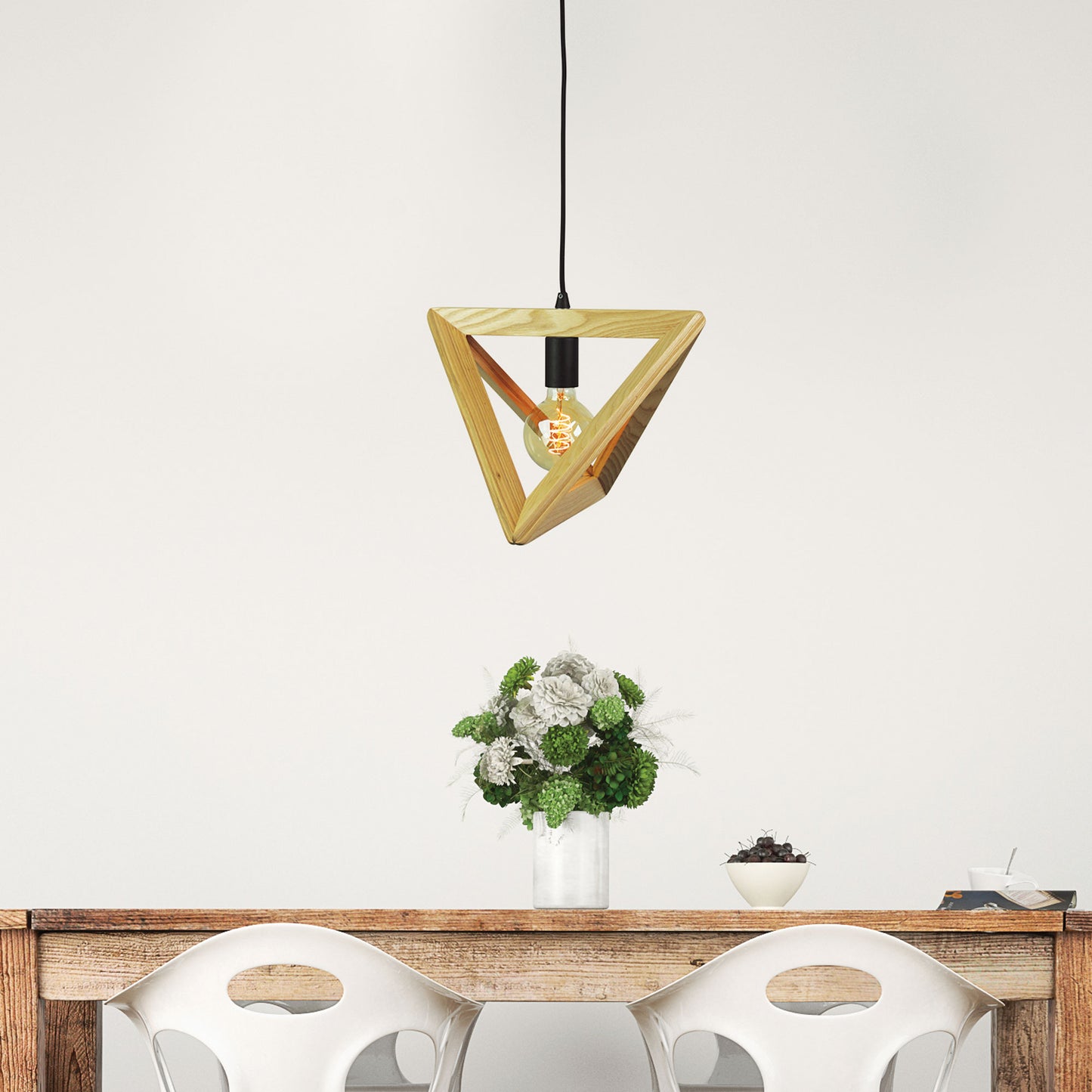 Trap Ii Triangle Pendant Black Suspension