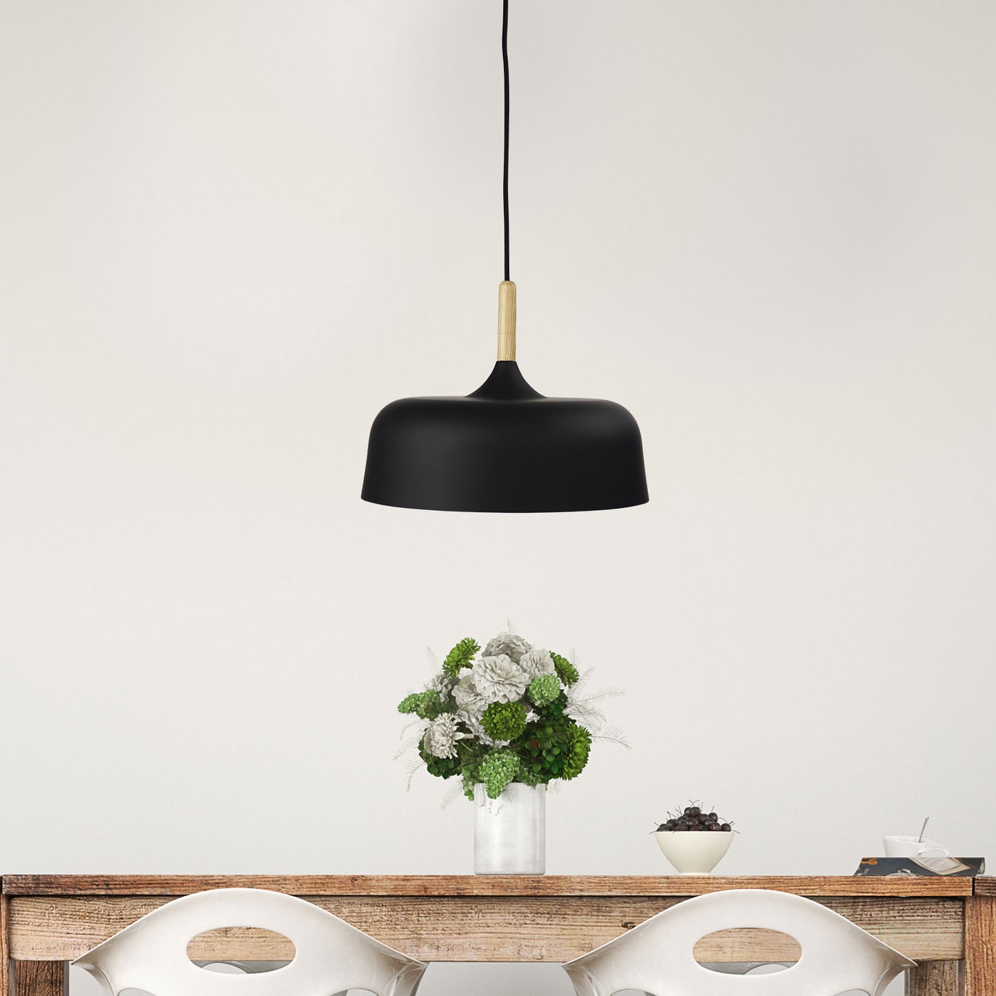 Malt.32 Single Pendant Matt Black