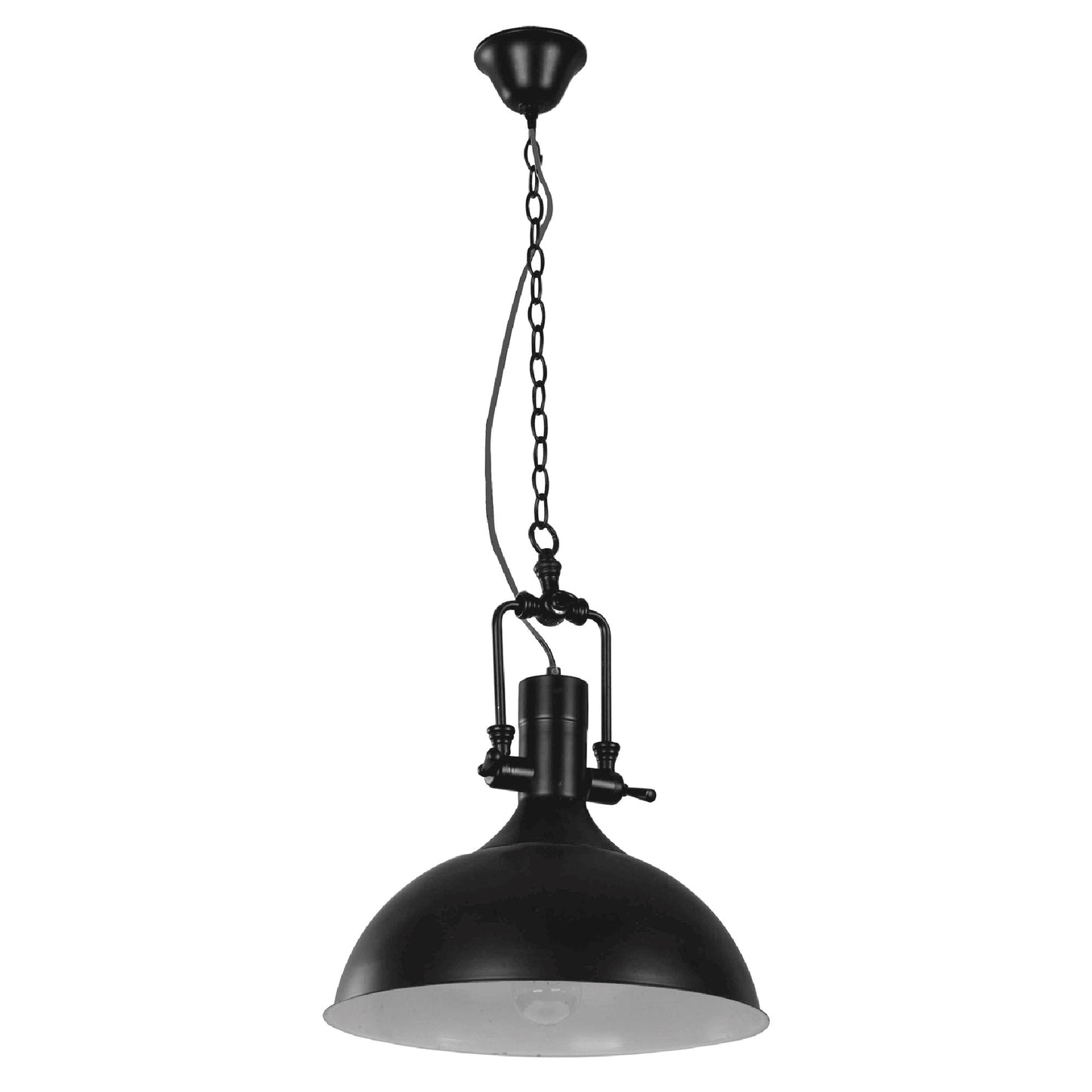 Cottage Single Pendant Black