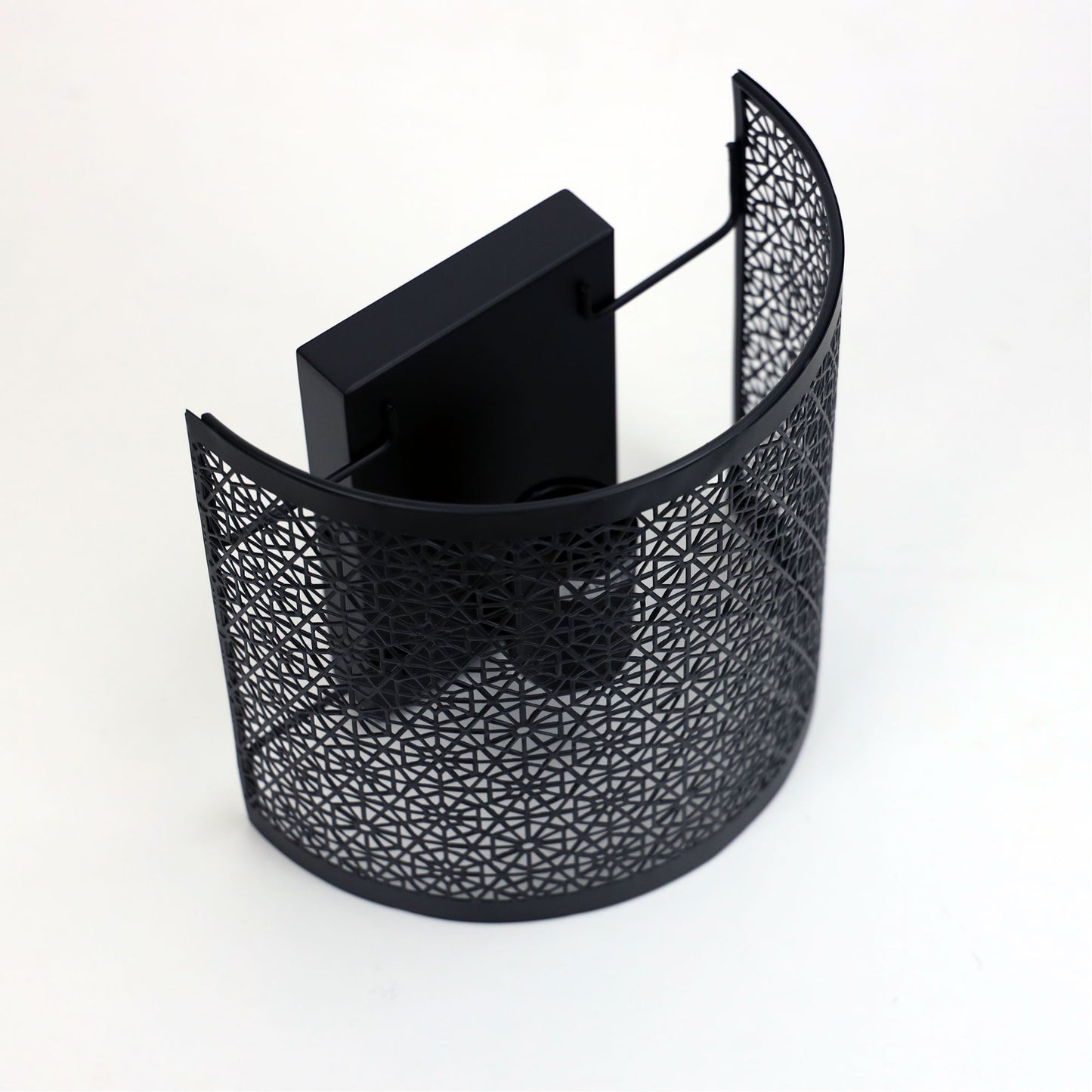 Bastia Wall Light Black Laser Cut