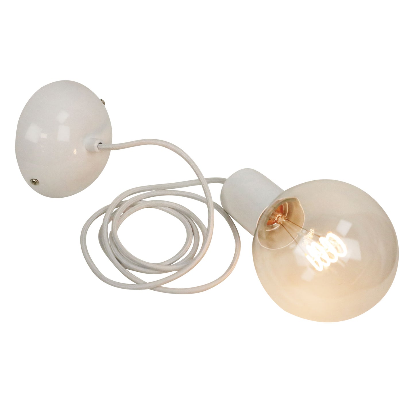 Pop.2 Single Pendant Suspension White