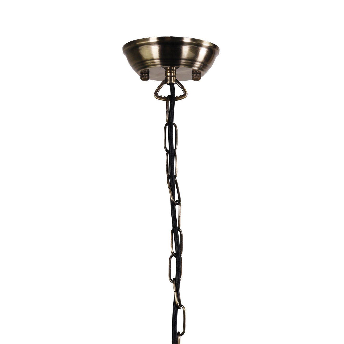 Albany Chain & Cloth Suspension Ant Brass