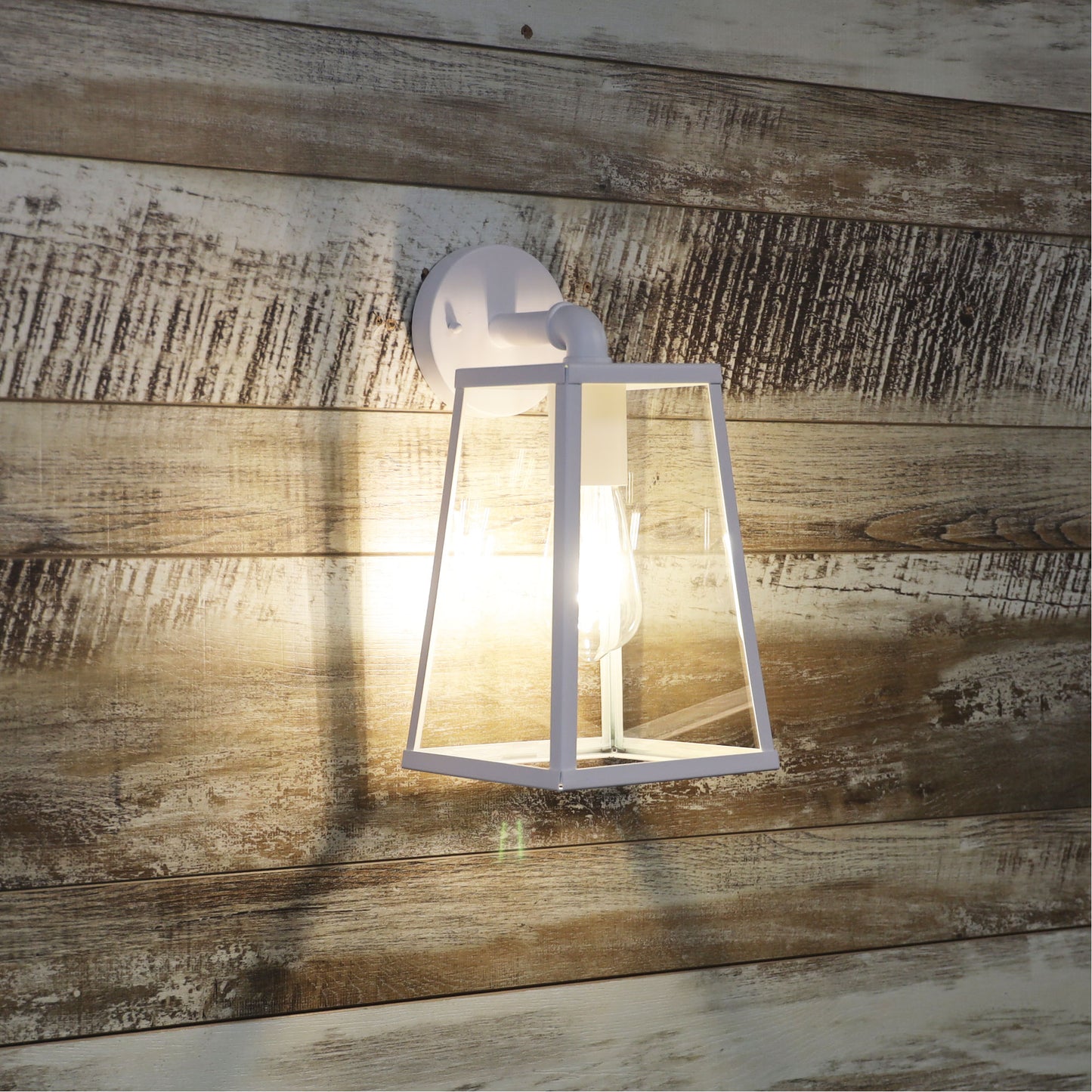 North Outdoor Wall Light White