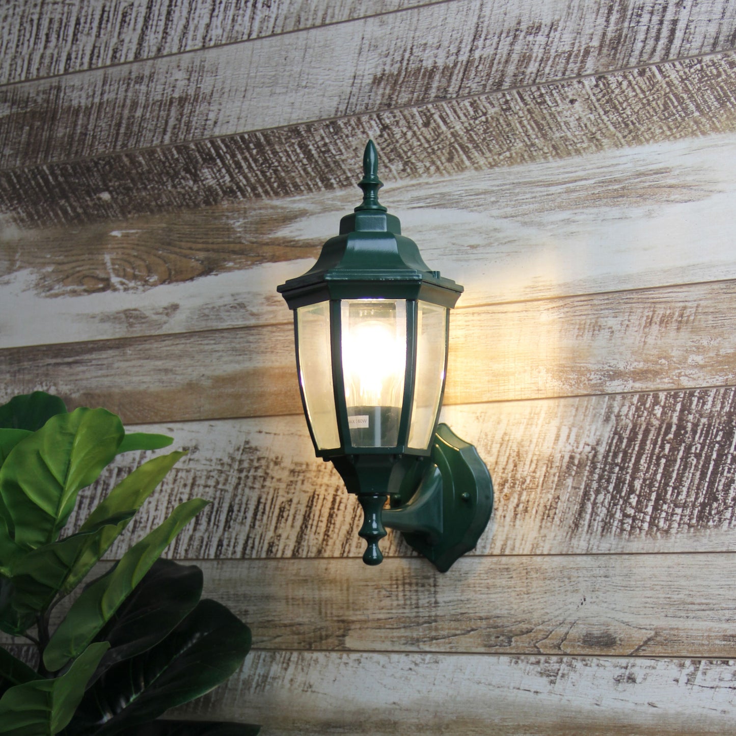 Highgate Up Ext Wall Light Green