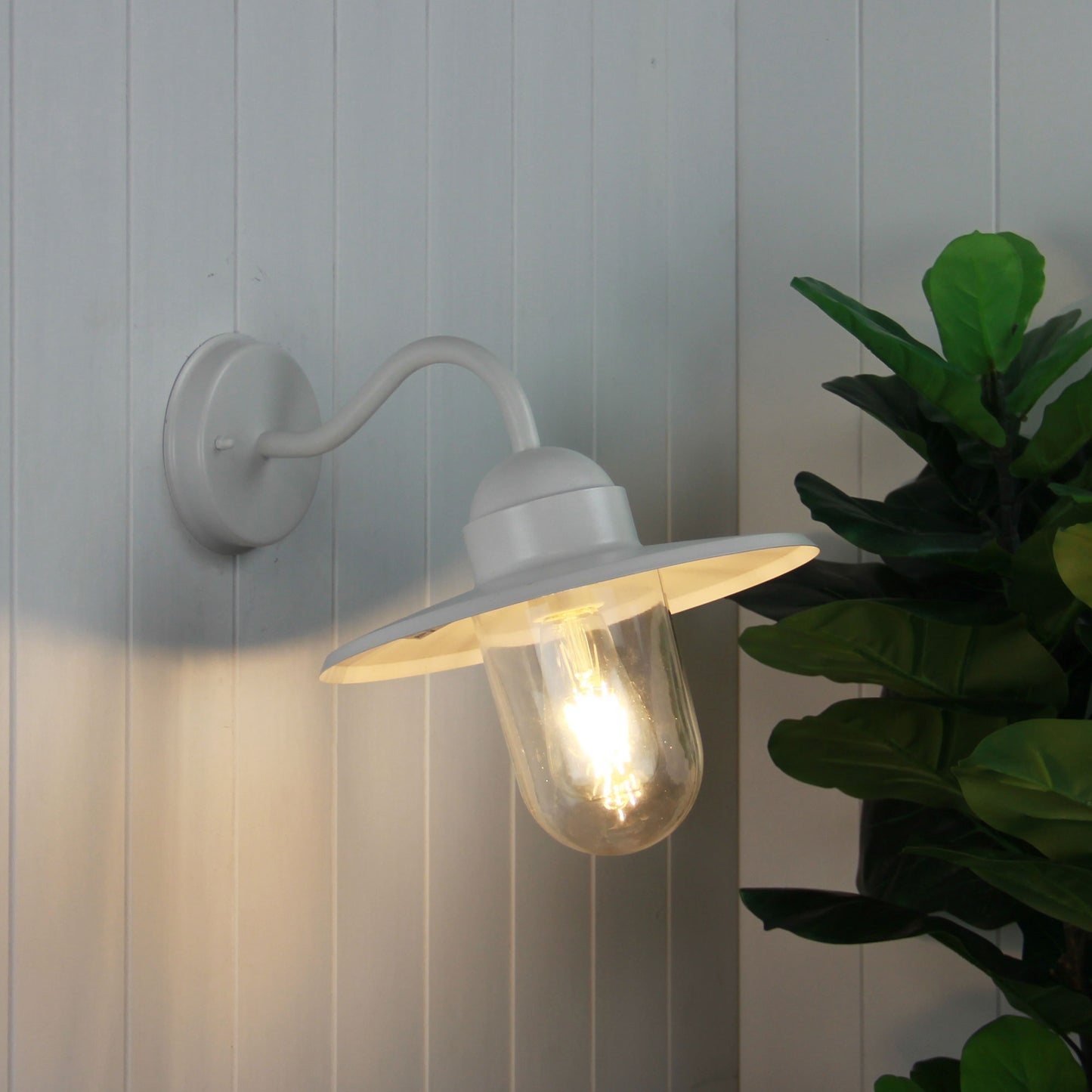 Alley Outdoor Wall Light Sandy White