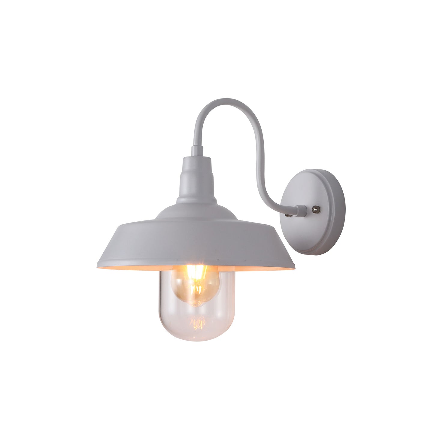 Hudson Barn Style Outdoor Light White