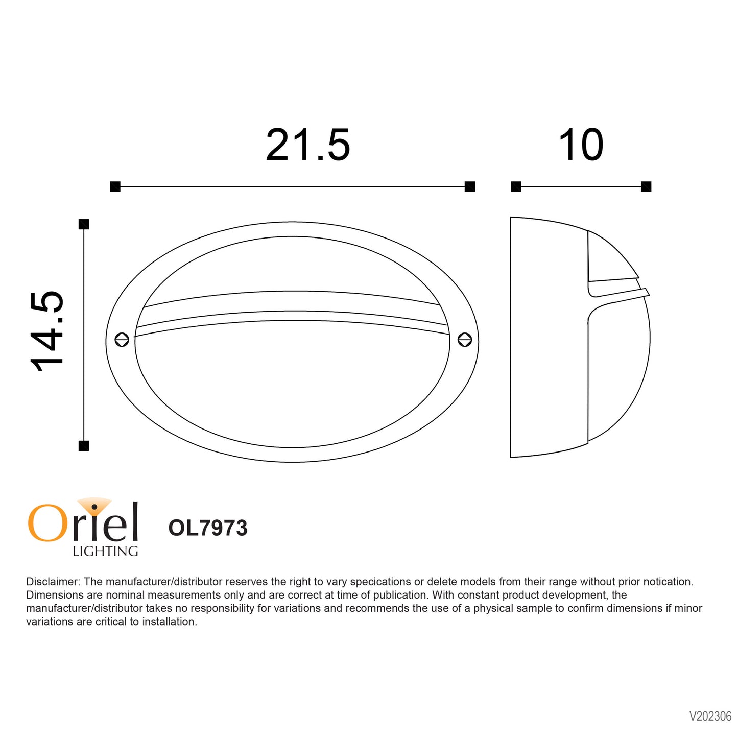 Galaxy Bunker Solid Eye Sml Oval Black