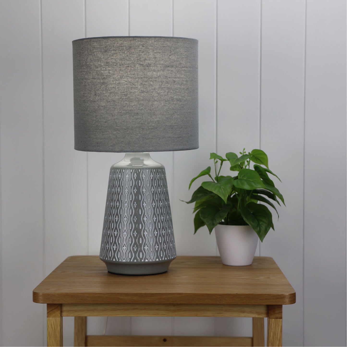 Moana.45 Complete Table Lamp Grey