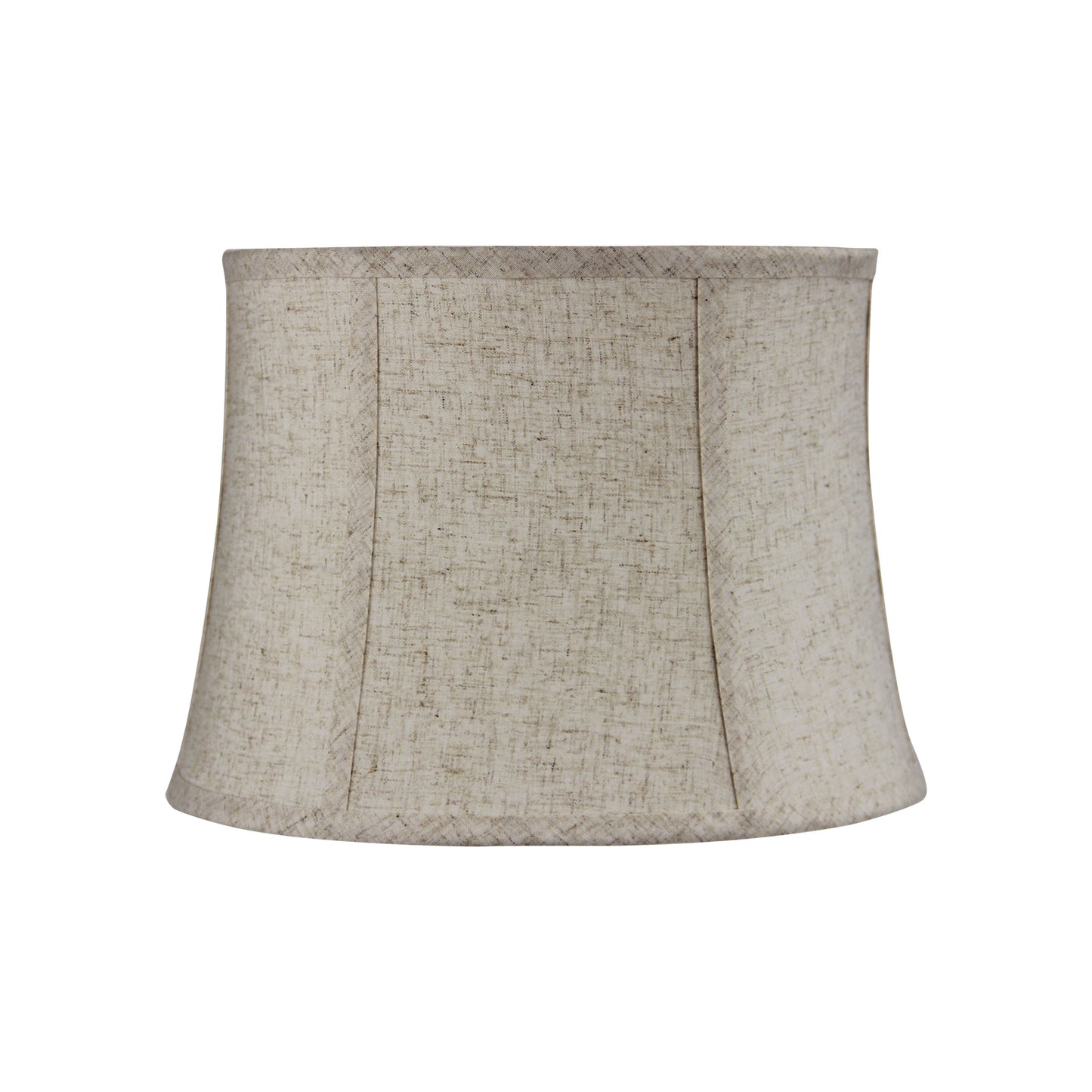 300-350-250 / 14" Harp Mount Flax-Linen Empire Lamp Shade