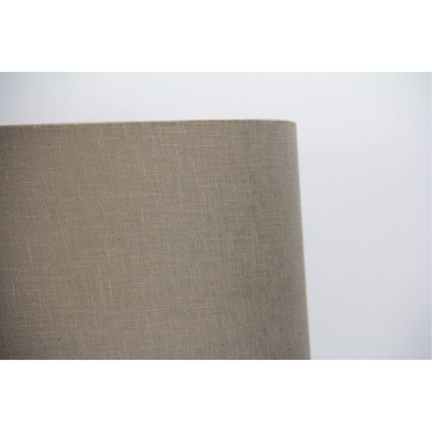 400-400-250 / 16" Drum Coffee Burlap E27 Lamp Shade