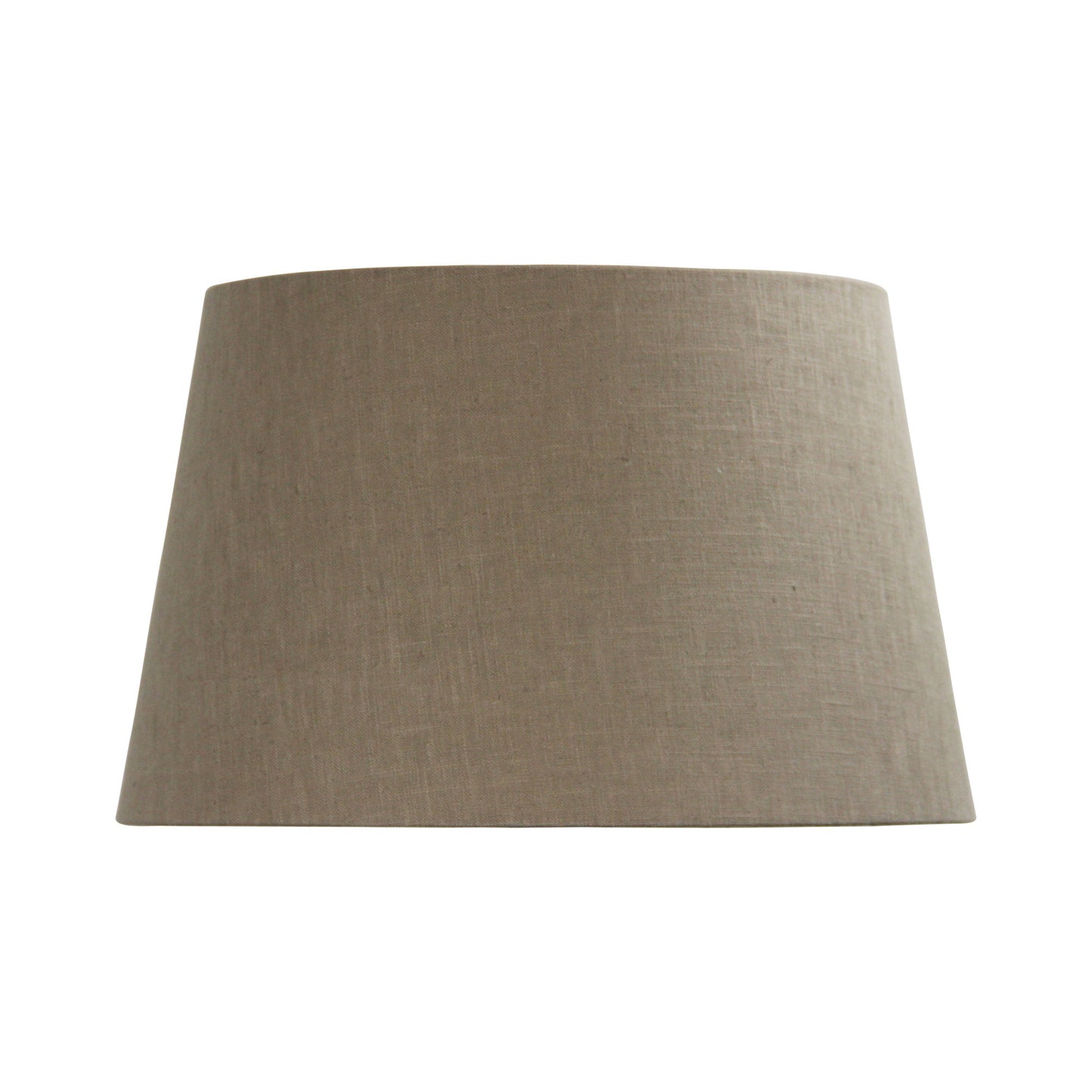 340-430-270 / 17" Coffee Burlap Hardback E27 Lamp Shade