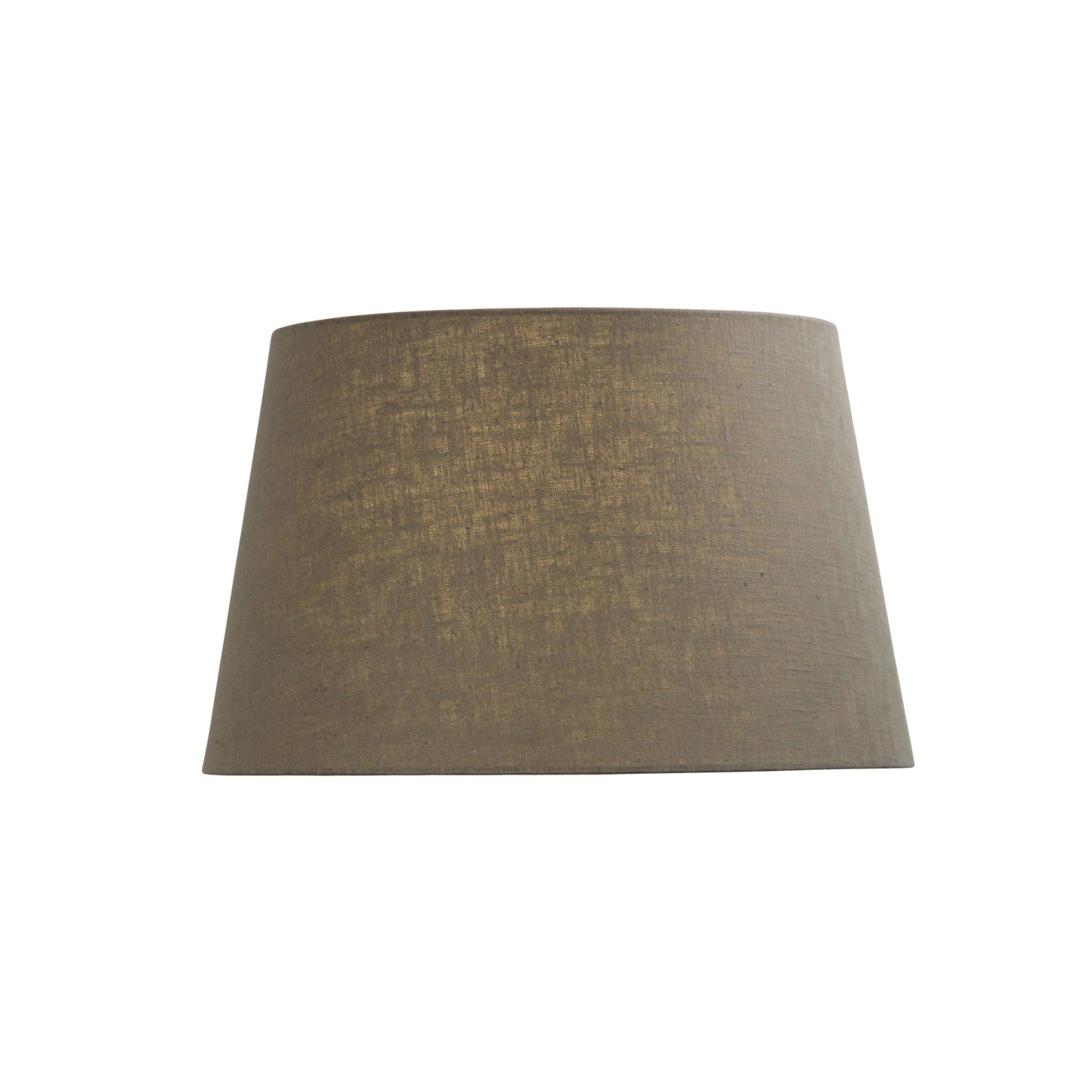340-430-270 / 17" Coffee Burlap Hardback E27 Lamp Shade