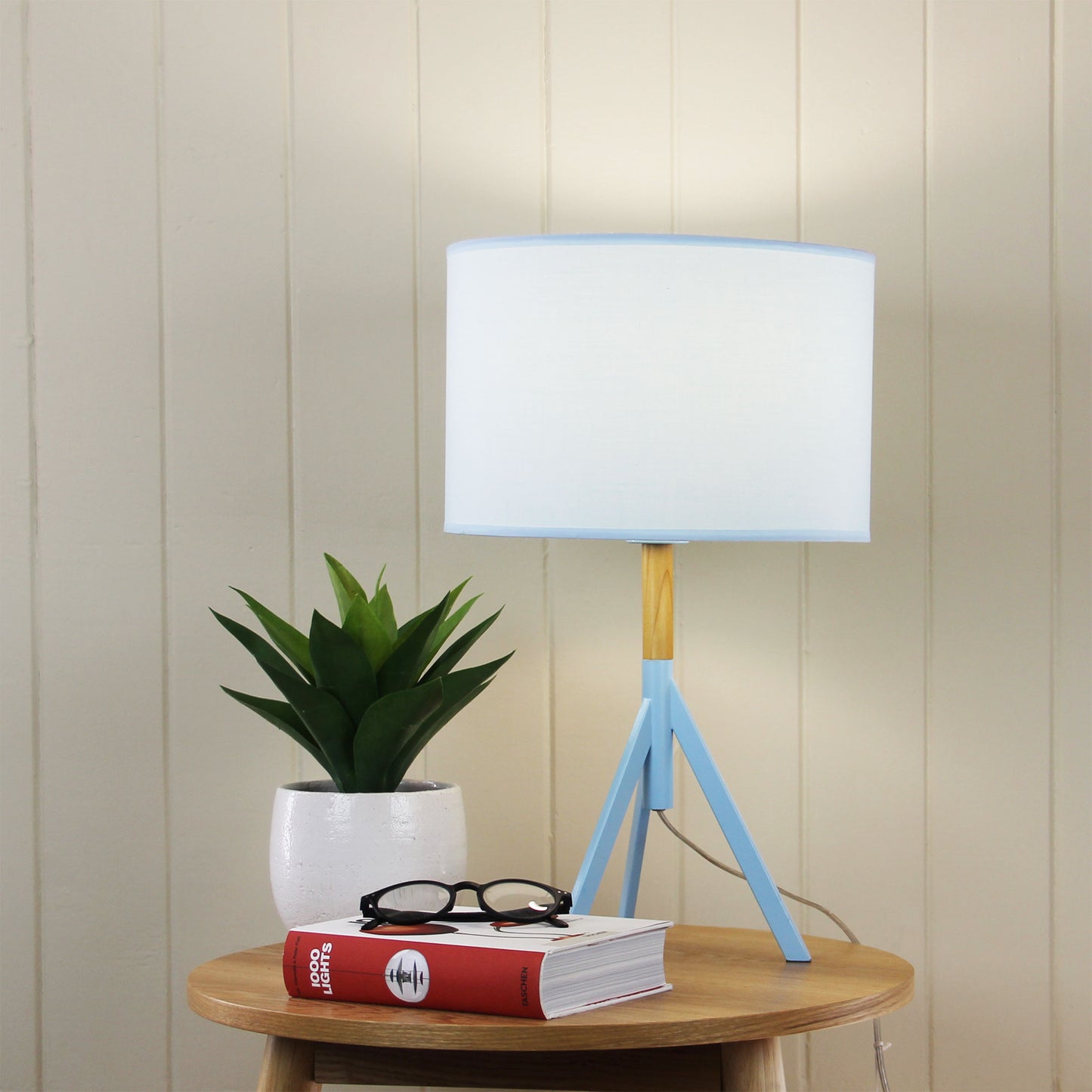 Micky Table Lamp Complete Powder Blue