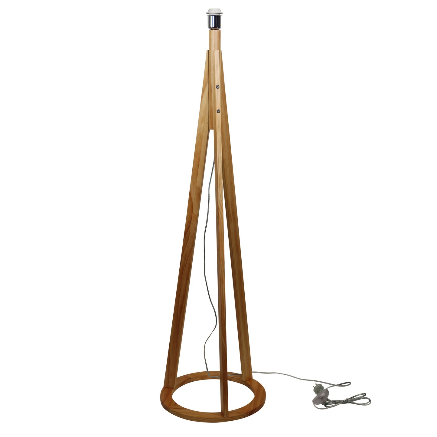 Stabb Kd Floor Lamp Base Timber Tripod