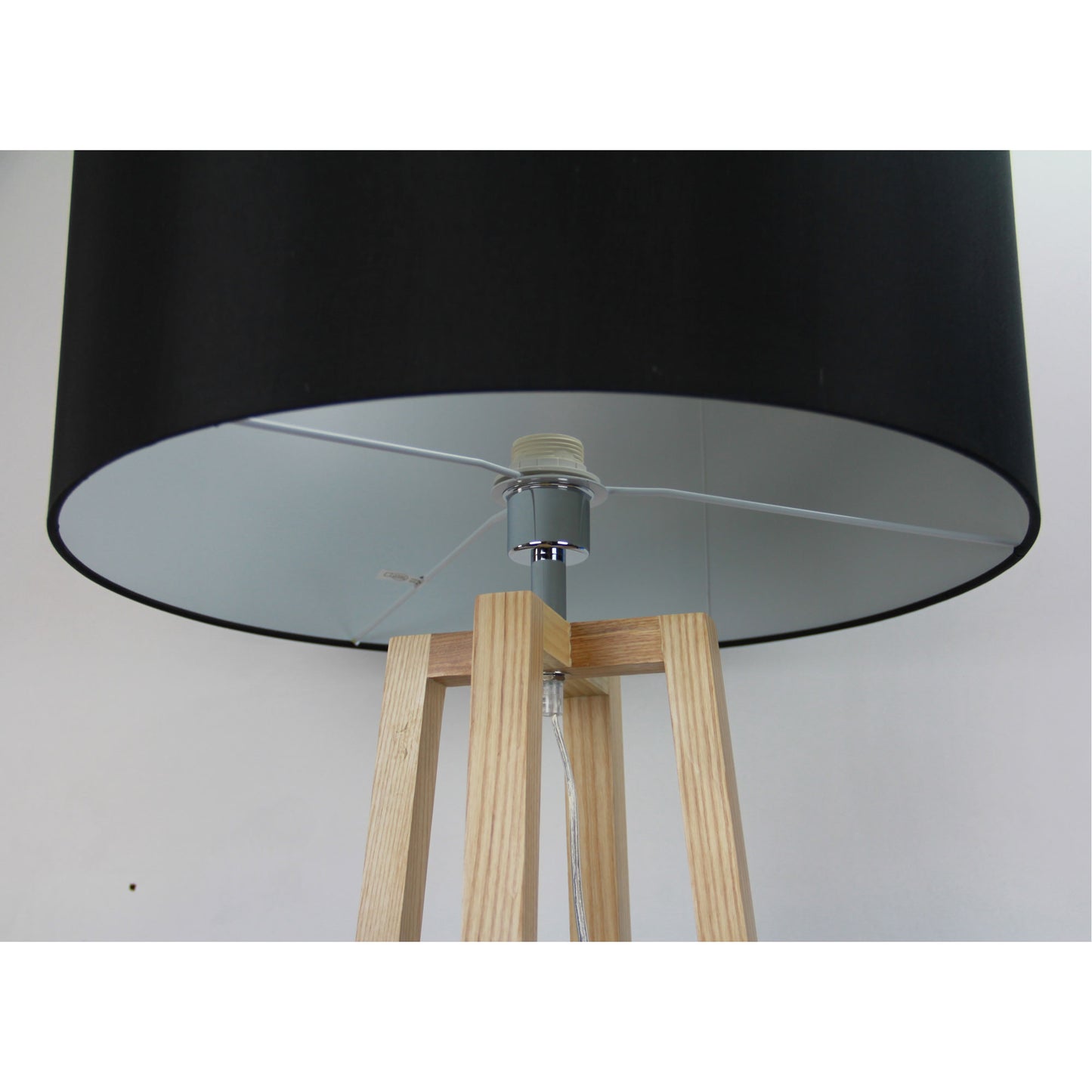 Malmo Wooden Floor Lamp Base E27