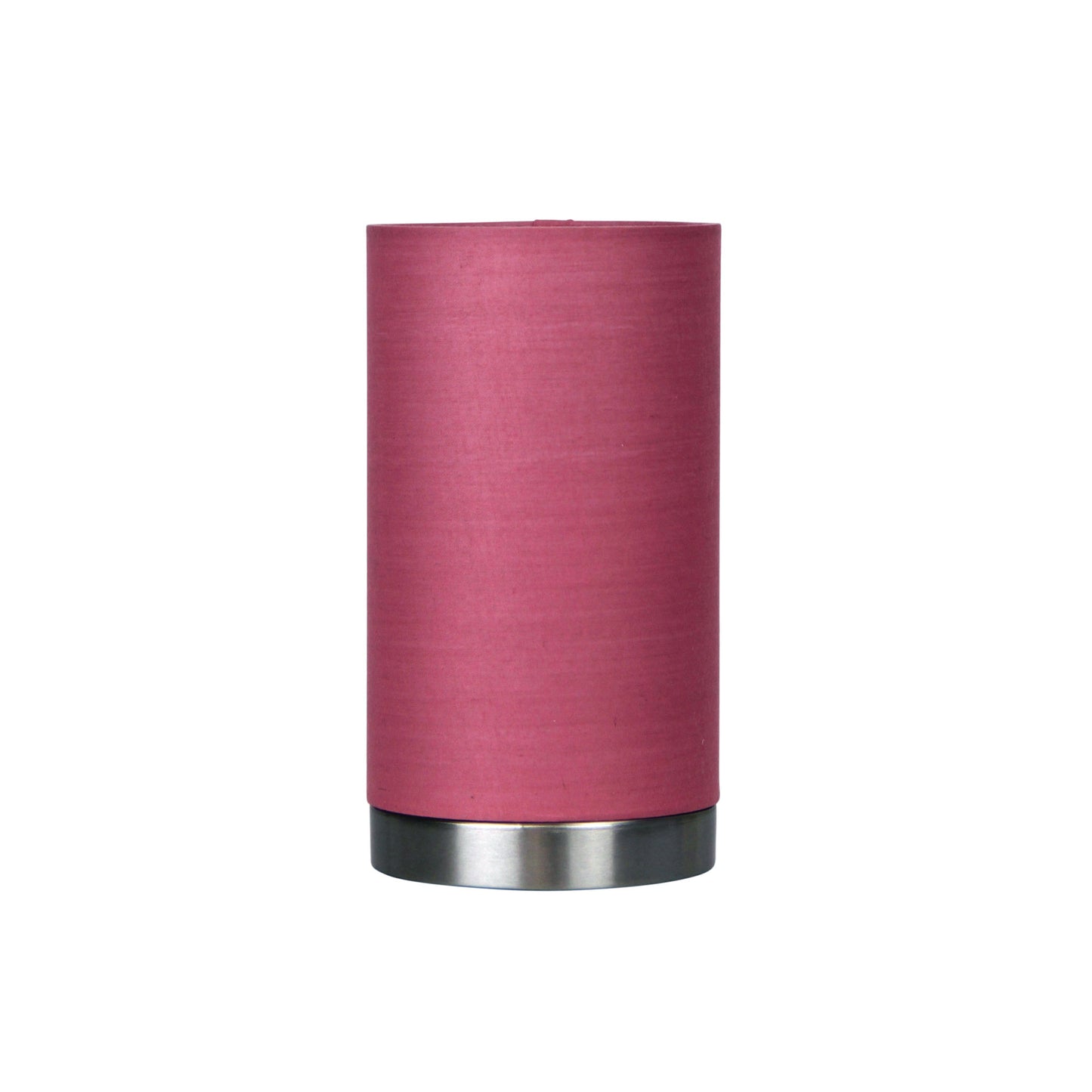 Mantel Touch Lamp W/ Blush Shade On-Off