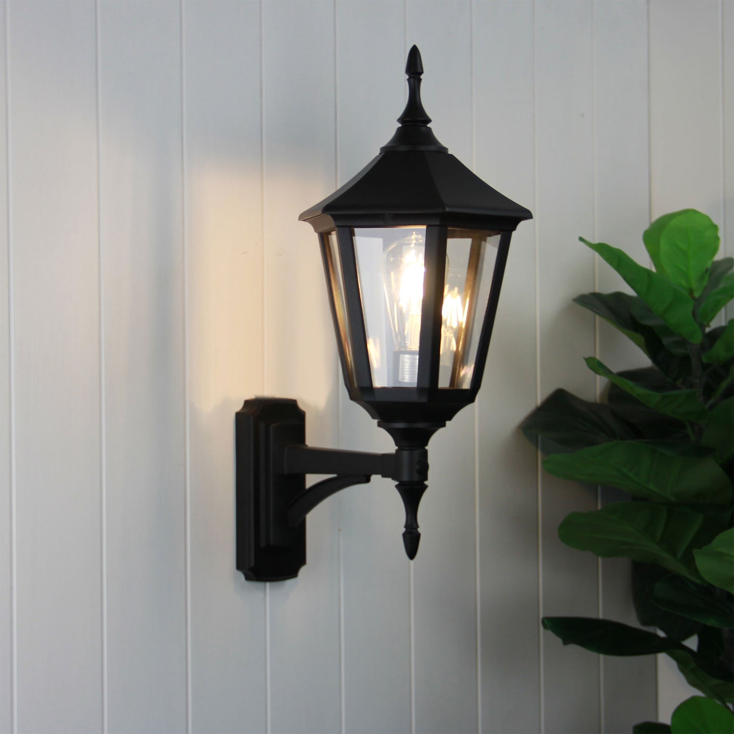 Ibiza Outdoor Wall Light Black