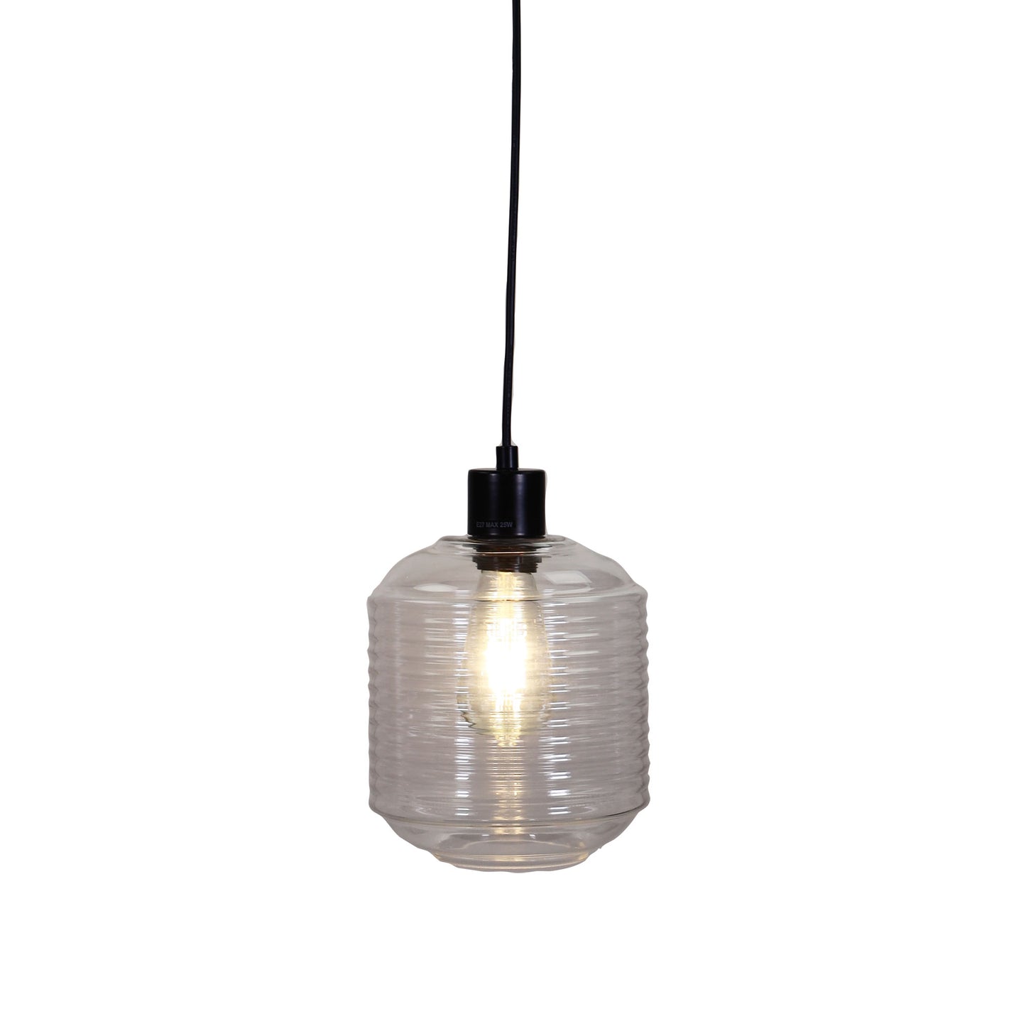 Marconi.18 1LT Pendant Clear Glass