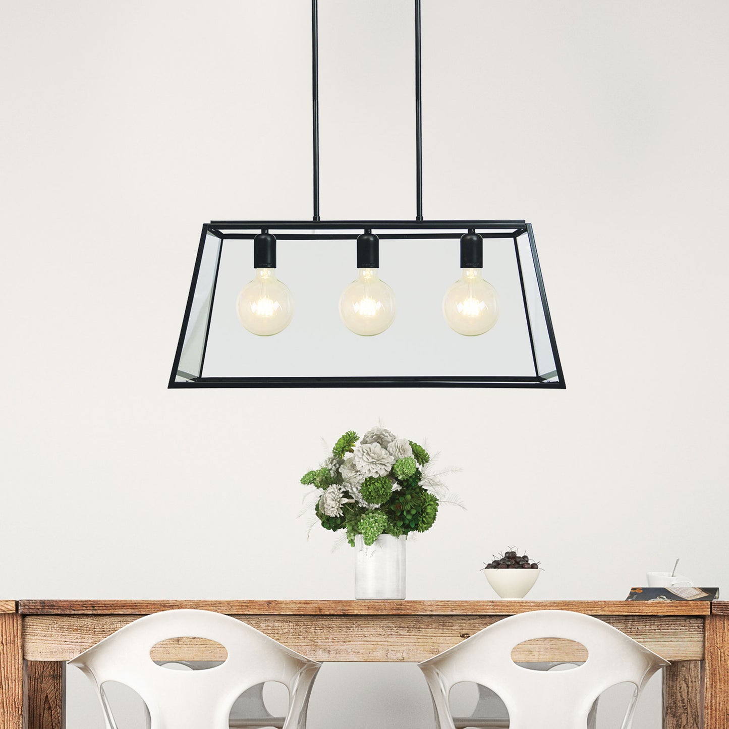 Eaton.70 3LT Pendant Matt Black