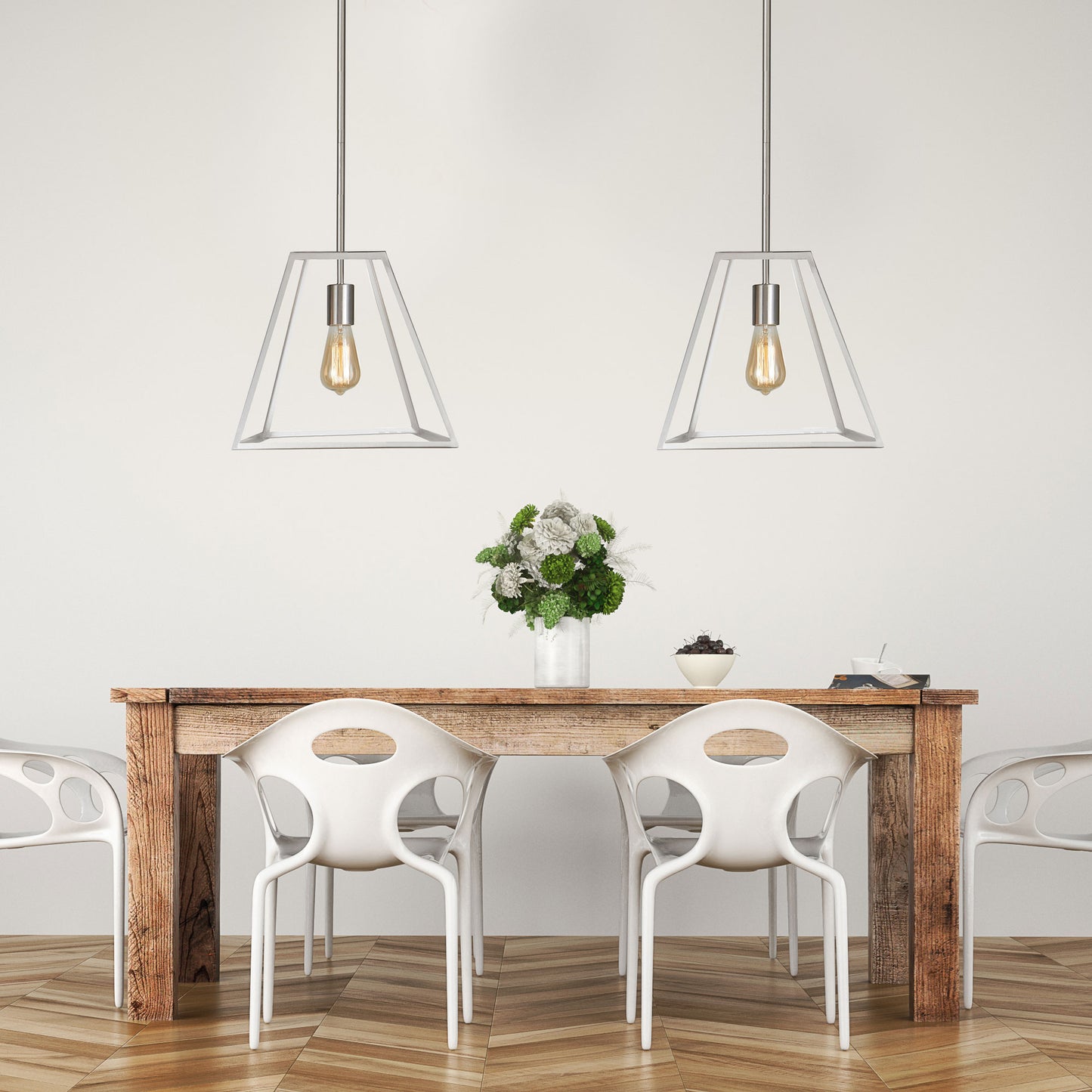 Southport.30 Single Pendant Brushed Chrome