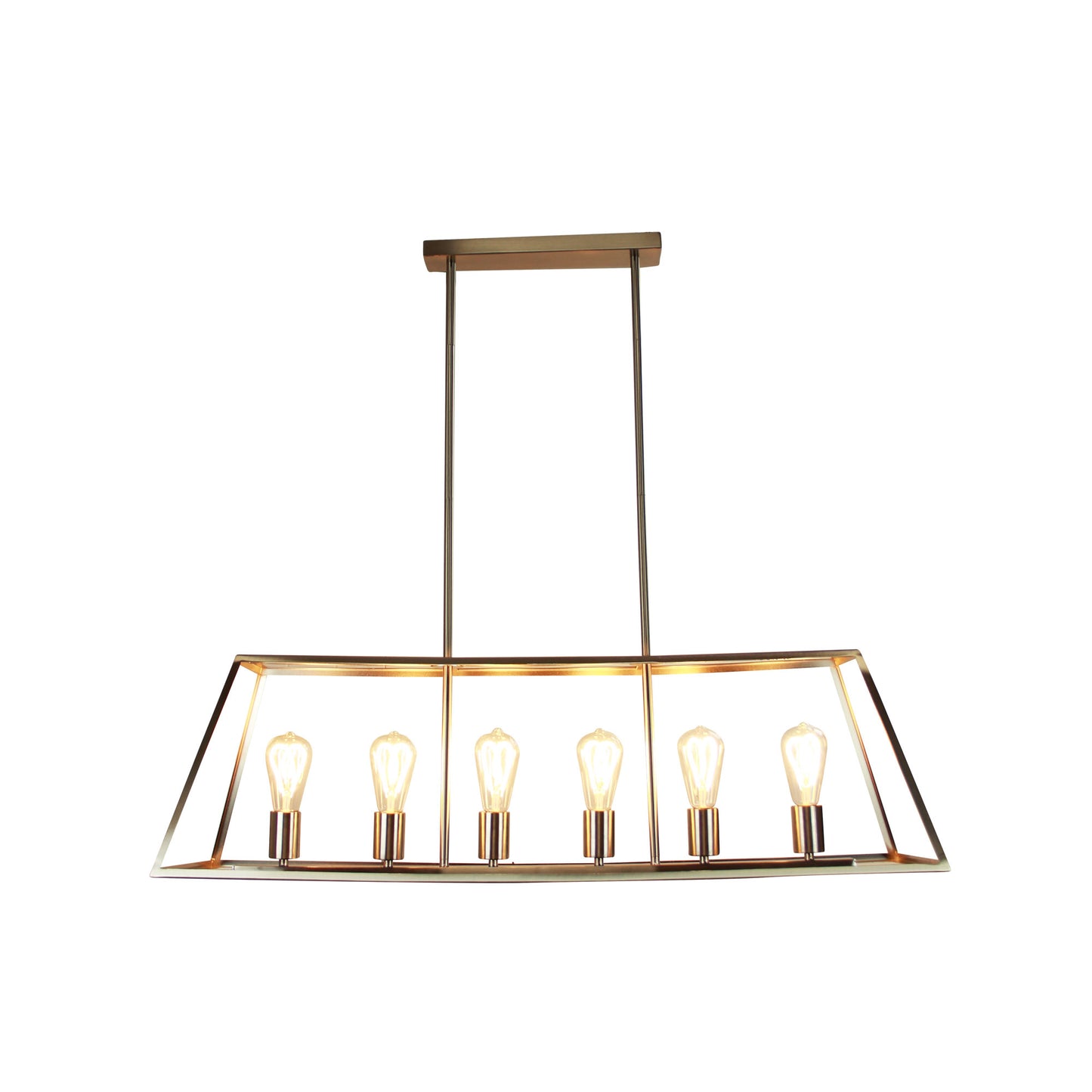 Southport.100 6 Light Pendant Brushed Chrome