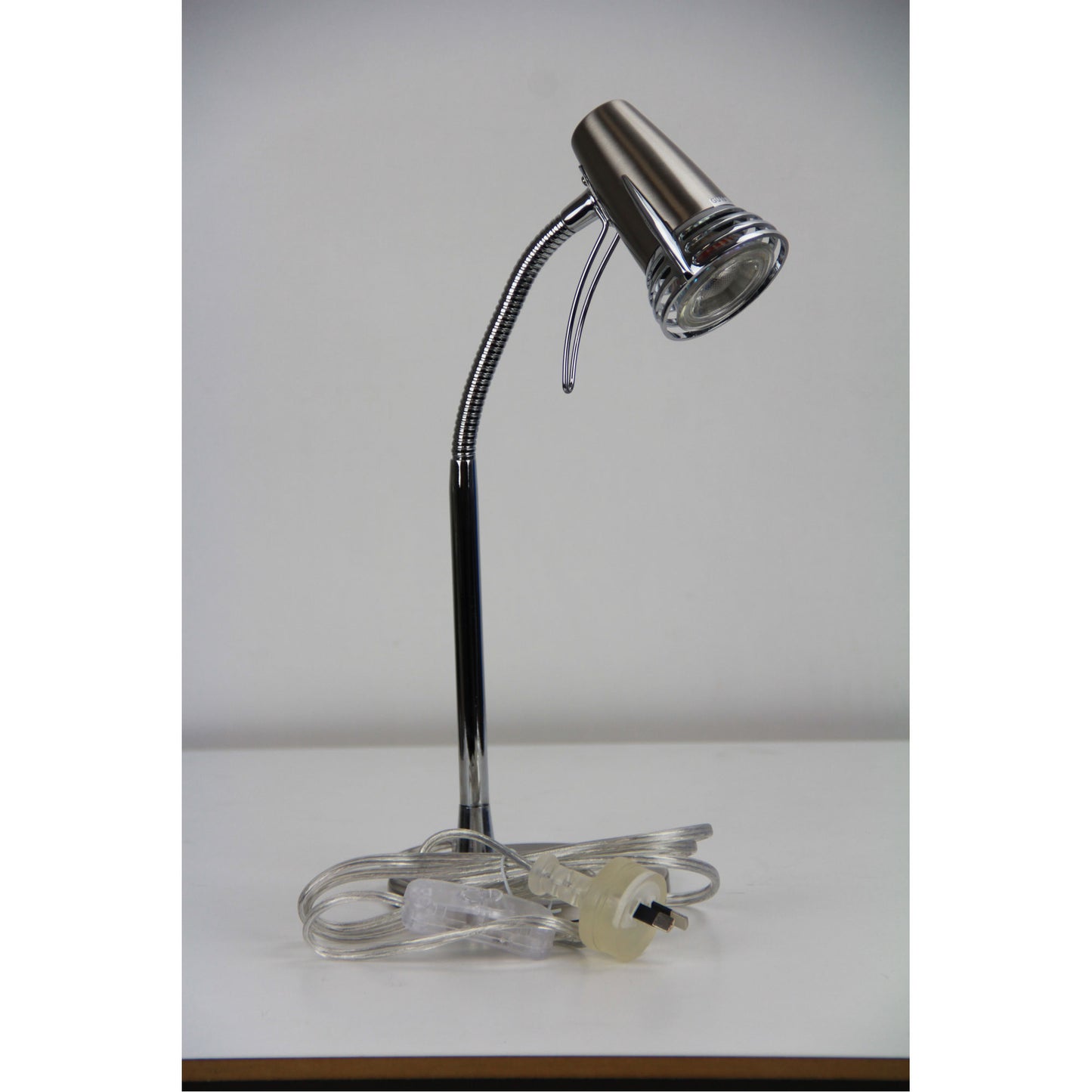 Scoot LED Desk Lamp Brushed Chrome