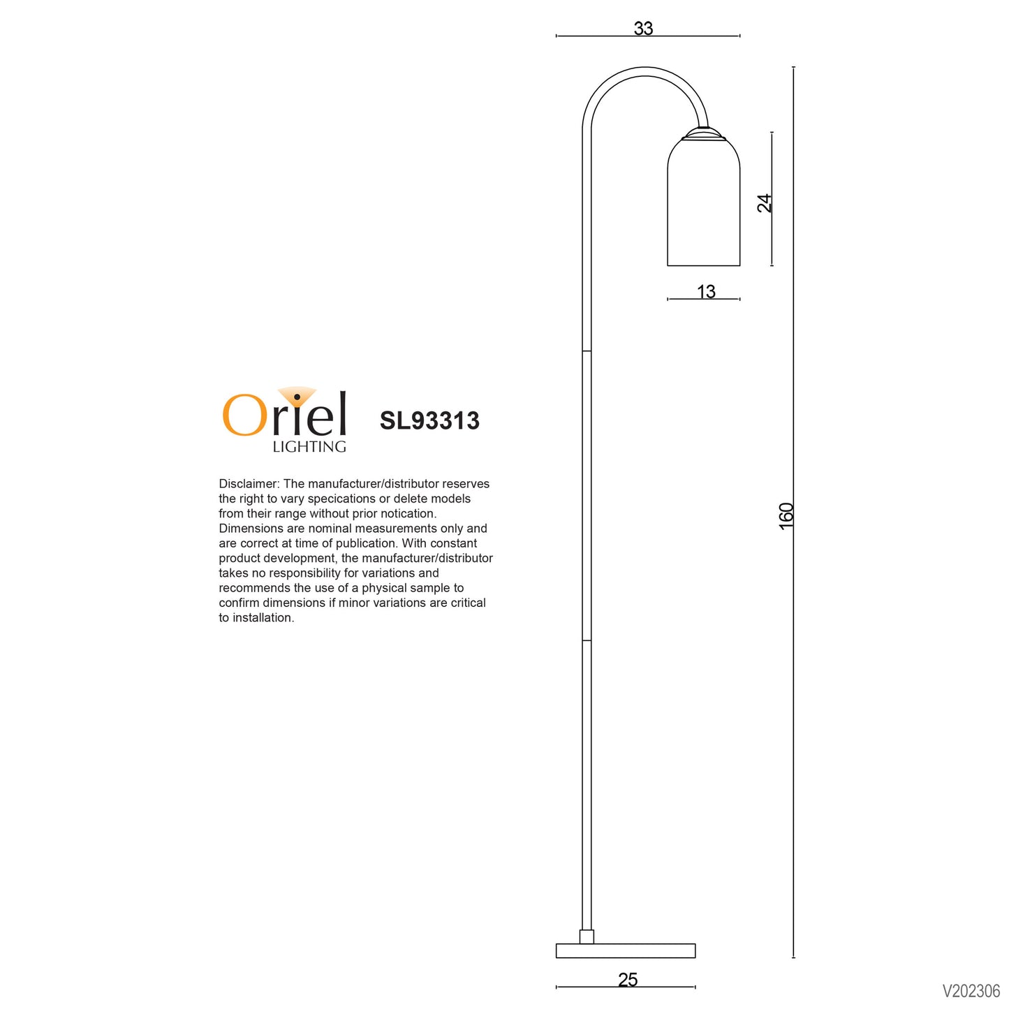 Arlington Table Lamp Matt Black / Opal