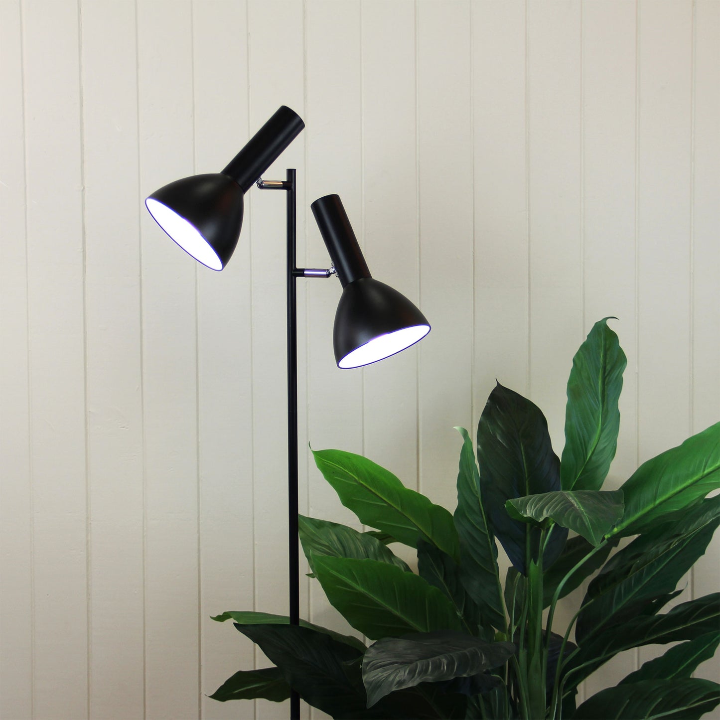 Vespa Twin Floor Lamp Black