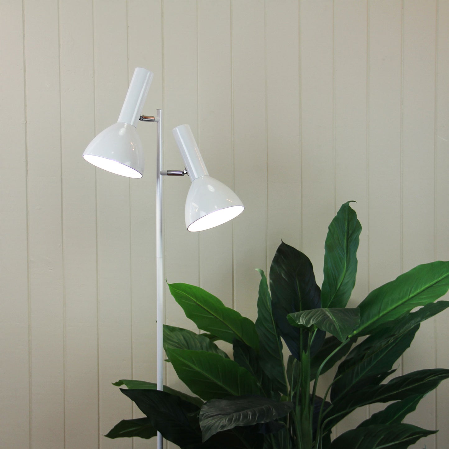 Vespa Twin Floor Lamp White