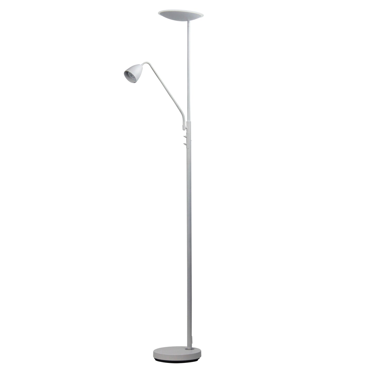 Up2 LED Floor Lamp Matt White W/ Child