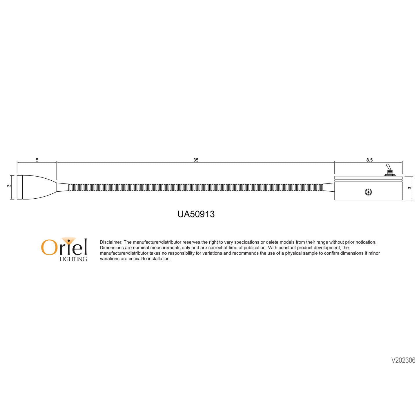 Flexi 3w Wall Light Satin White