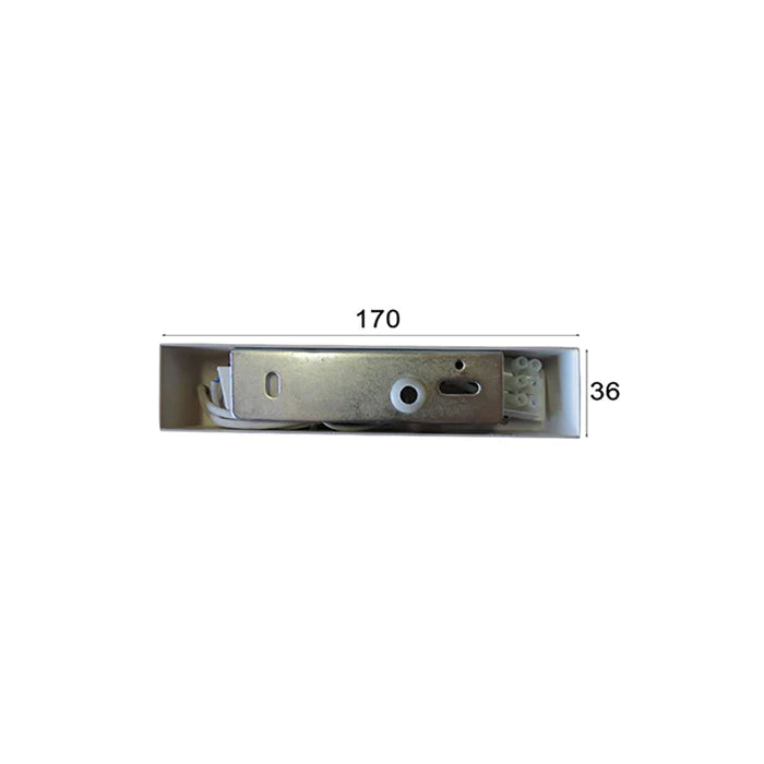 Wall Interior Up/Dn 6W Rectangle Matt White 3K 615 Lm