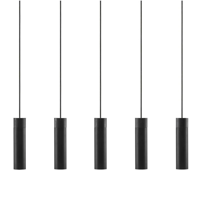 Tilo 5-Kit Pendant Black Metal/WD 5*GU10